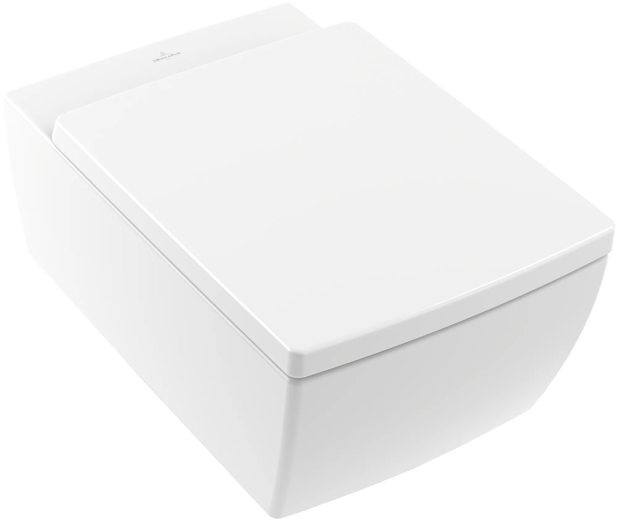 Wand-Tiefspül-WC DirectFlush „Memento 2.0“ 37,5 × 34,5 × 56 × 56 cm in Weiß Alpin, Abgang waagerecht, ohne Spülrand