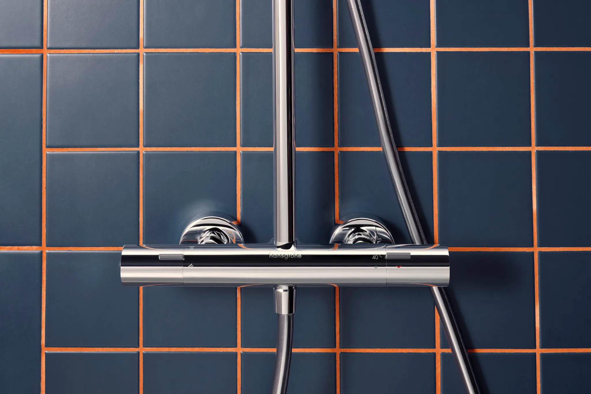 Activera S Showerpipe 240 1jet EcoSmart mit Ecostat Fine Varia, Chrom