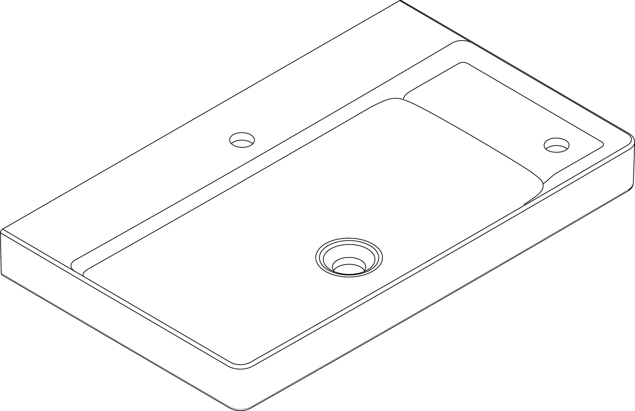 Hansgrohe Waschbecken „Xelu Q“ in Weiß Hansgrohe Waschbecken „Xelu Q“ in Weiß