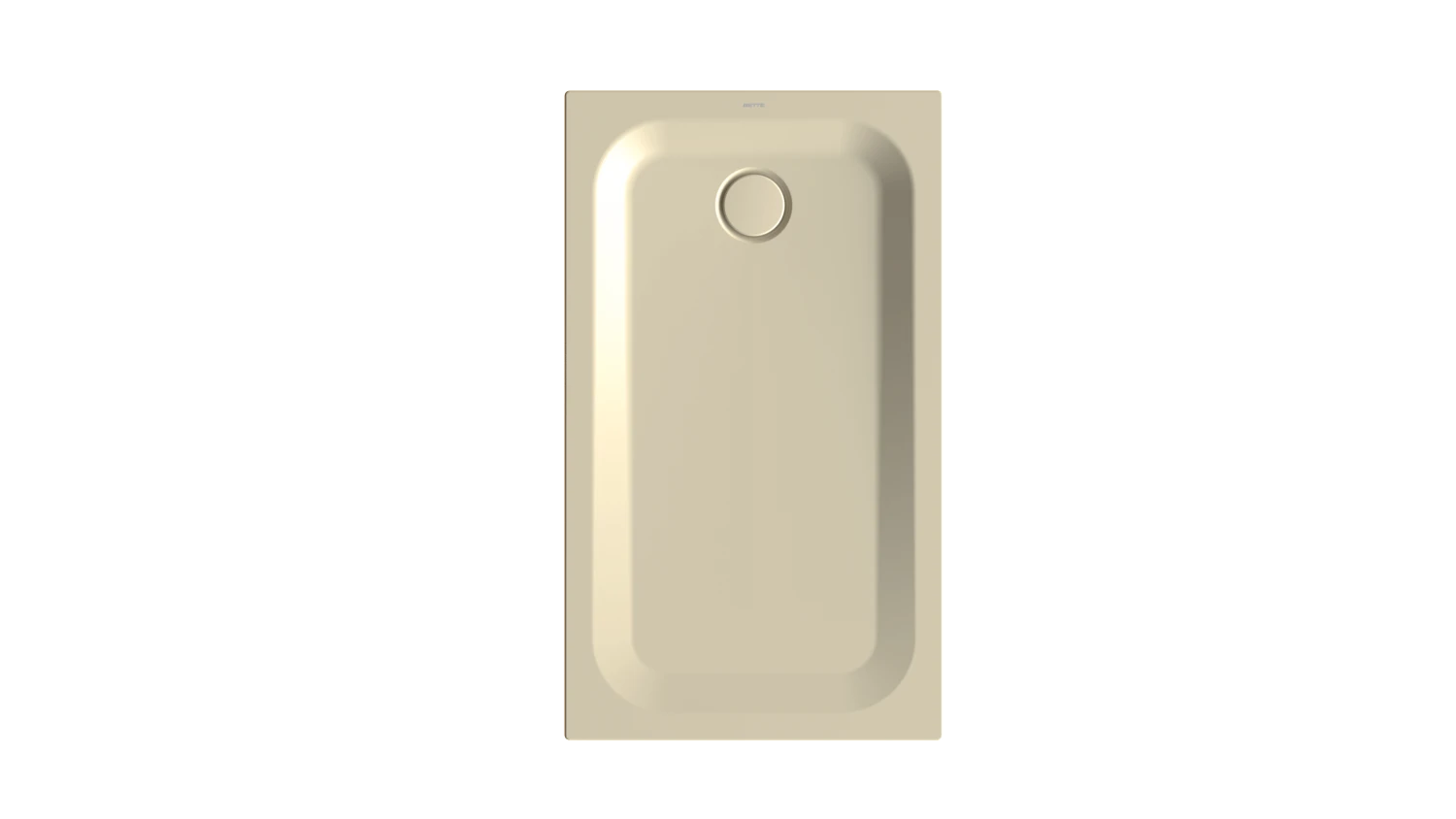Bette rechteck Duschwanne „BetteUltra“ 1200 × 700 mm ohne Oberflächenbeschichtung, ohne Oberflächenveredelung, ohne Wannenträger, in Cream