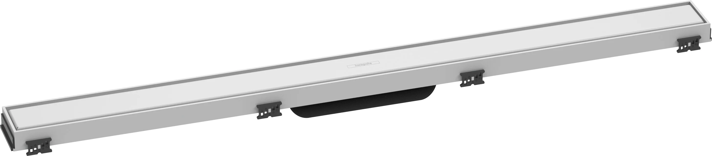 Hansgrohe RainDrain Match Duschrinne 900 mm, höhenverstellbarer Rahmen, Edelstahl V2A, bis 18 mm Fliesenstärke