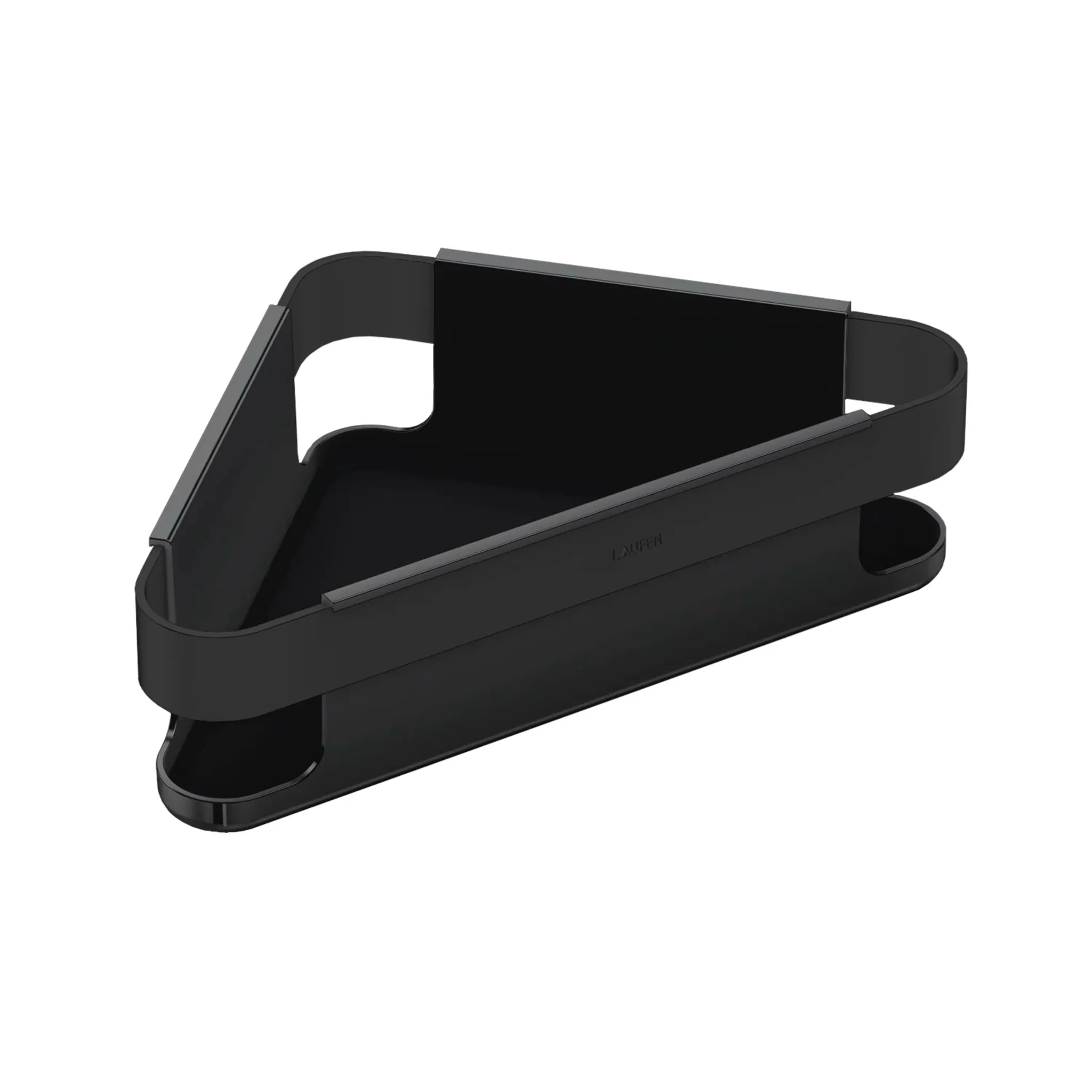 Niara Dusch-Eckwandkorb 38506.1 titanschwarz matt Niara Dusch-Eckwandkorb 38506.1 titanschwarz matt