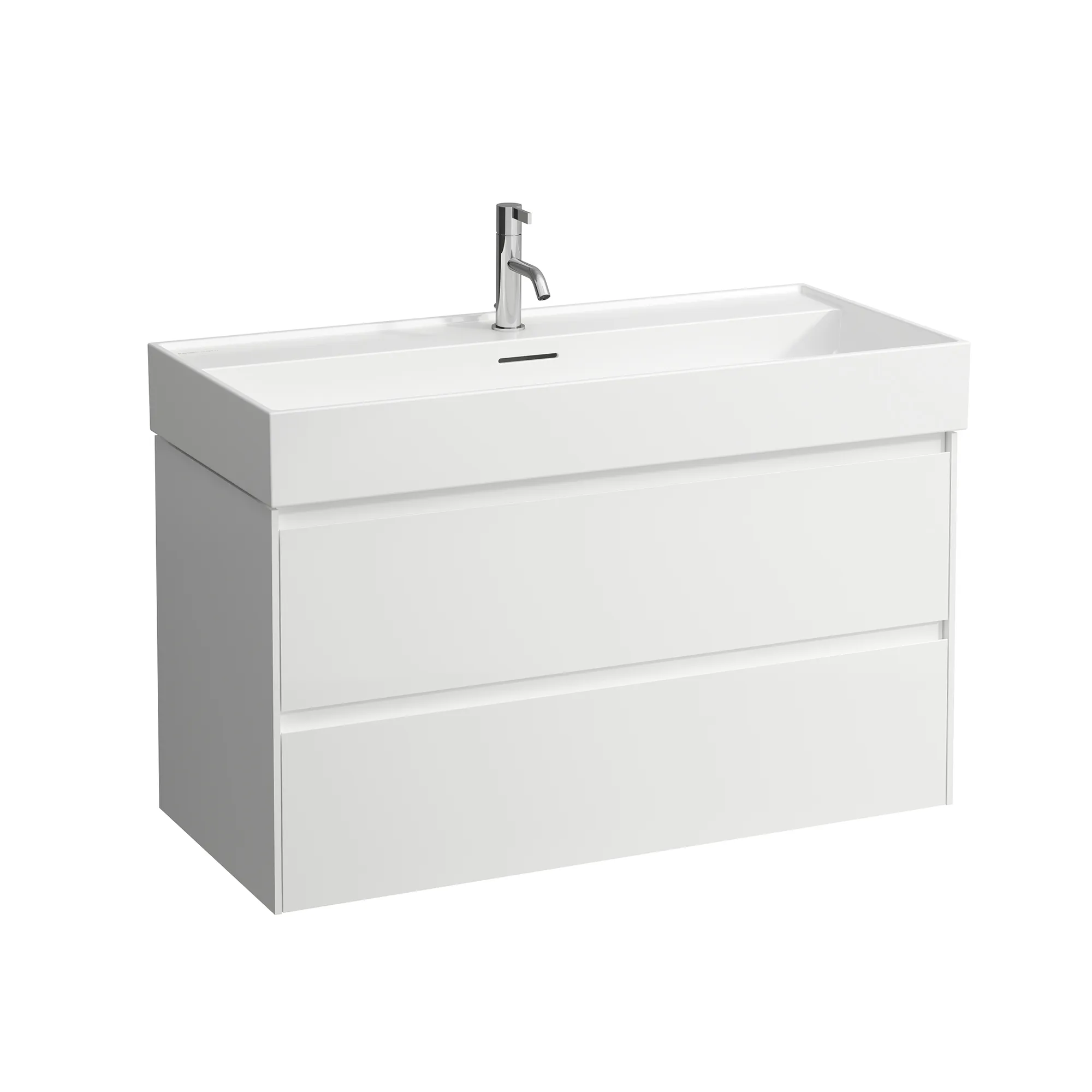 Laufen Waschtischunterbau LANI Specialcolor, 442 x 984 x 515 mm, 2 Schubladen, wandhängend