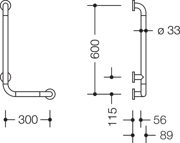 HEWI Haltegriff „Serie 801“