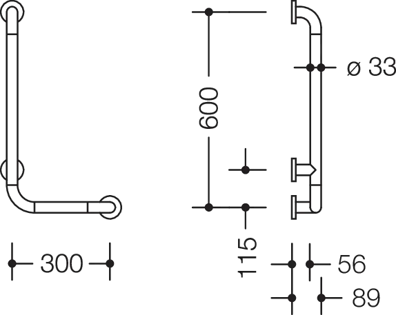 HEWI Haltegriff „Serie 801“ HEWI Haltegriff „Serie 801“
