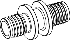 TECEflex Kupplung Standard Messing, 40 × 40