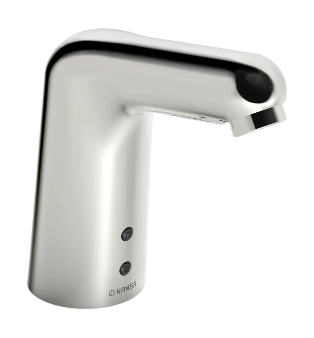 WT-Batt. HansaMEDIPRO 0567 230⁄9 V Kaltw. Bluetooth Ausld. 117 mm DN15 chr WT-Batt. HansaMEDIPRO 0567 230⁄9 V Kaltw. Bluetooth Ausld. 117 mm DN15 chr