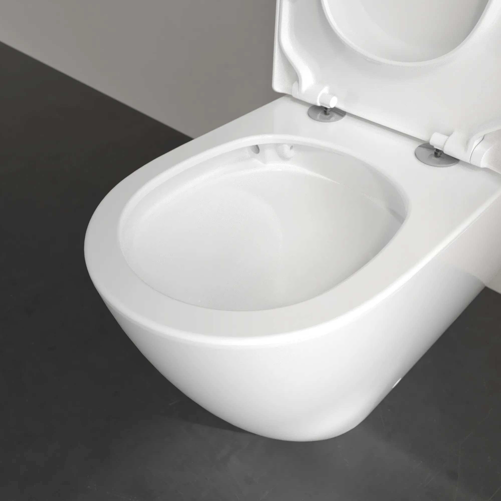 Villeroy & Boch Subway 3.0 Tiefspül-WC spülrandlos, oval, weiß Alpin CeramicPlus, 400x370x710 mm, bodenstehend