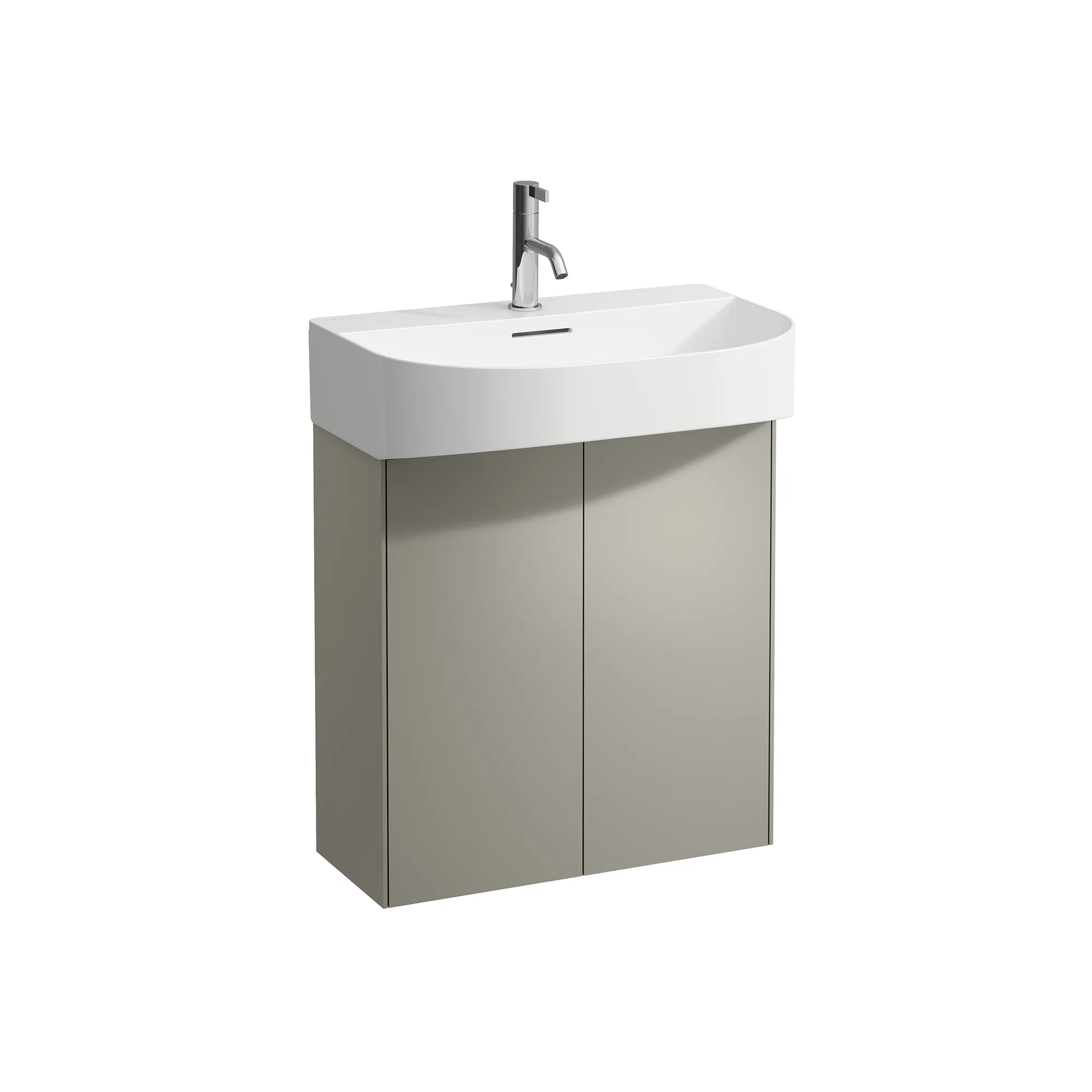 Laufen Waschtischunterbau „SONAR“ 240 × 600 × 580 mm Titan Laufen Waschtischunterbau „SONAR“ 240 × 600 × 580 mm Titan