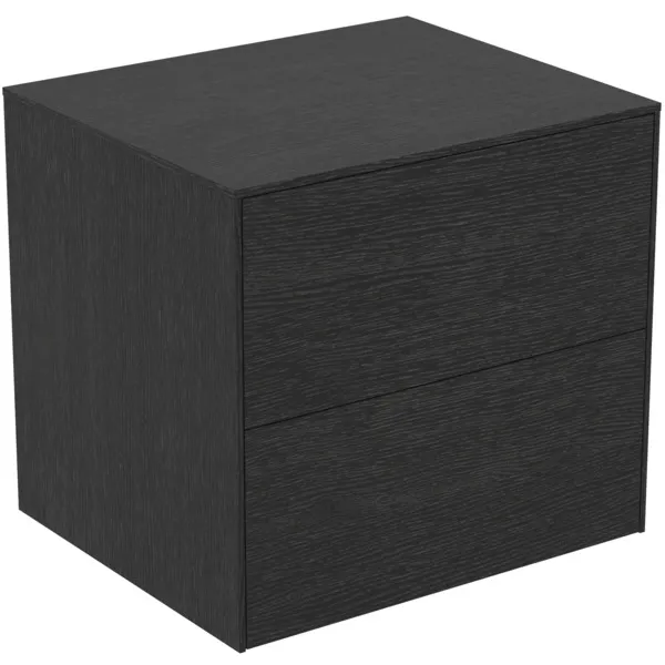 Ideal Standard Waschtischunterschrank „Conca“ 60,2 × 55 × 50,5 cm Eiche geflammt Furnier Ideal Standard Waschtischunterschrank „Conca“ 60,2 × 55 × 50,5 cm Eiche geflammt Furnier