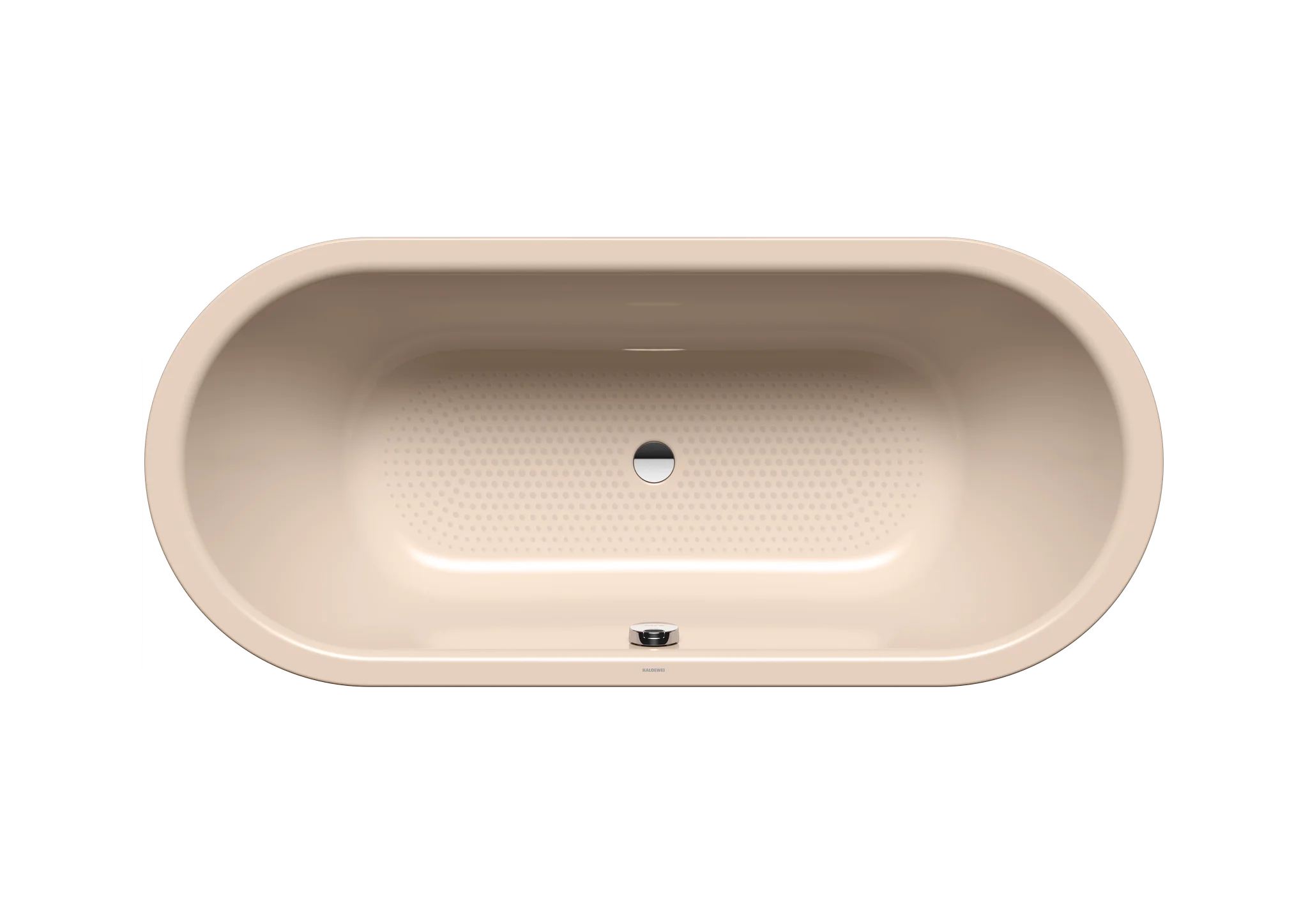 Kaldewei CLASSIC DUO OVAL Badewanne, oval, 1700 x 700 mm, bahamabeige, Vollantislip-Emaillierung