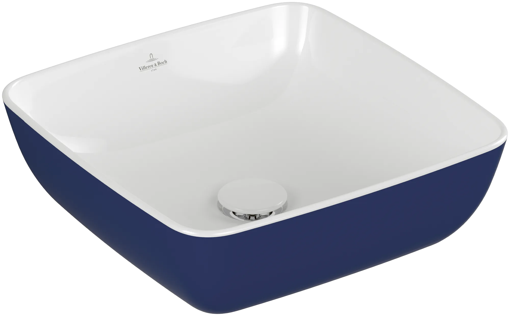 Villeroy & Boch Aufsatzwaschtisch aus TitanCeram „Artis“ 130 mm in Deep Ocean Villeroy & Boch Aufsatzwaschtisch aus TitanCeram „Artis“ 130 mm in Deep Ocean