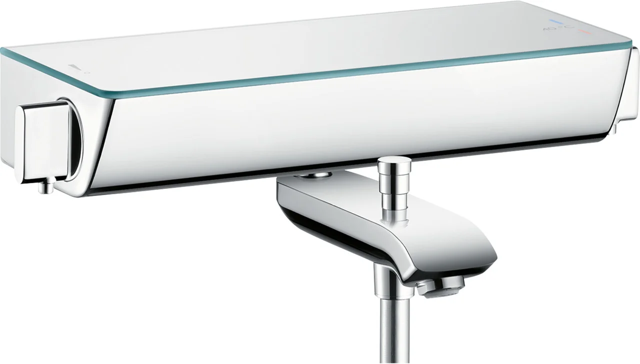 Hansgrohe Ecostat Select Wannenthermostat Aufputz Chrom, Ausladung 193 mm, 2 Verbraucher, DN15 Hansgrohe Ecostat Select Wannenthermostat Aufputz Chrom, Ausladung 193 mm, 2 Verbraucher, DN15