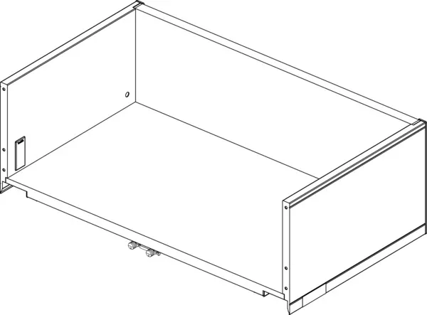 Ideal Standard Adapto Schublade unten Anthrazit matt lackiert 57 cm