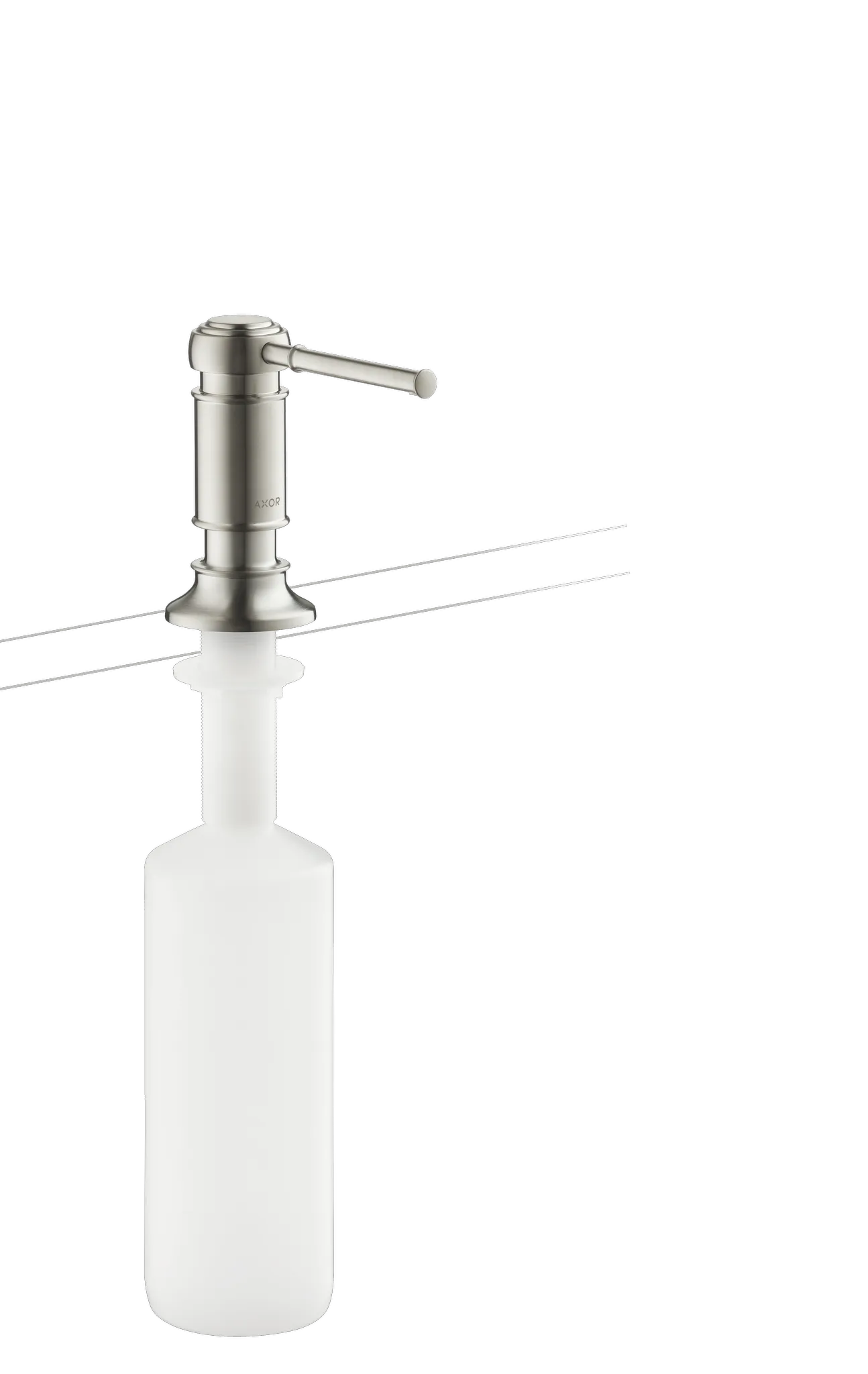 Hansgrohe AXOR Montreux Spülmittel-/Lotionspender, Edelstahl Finish