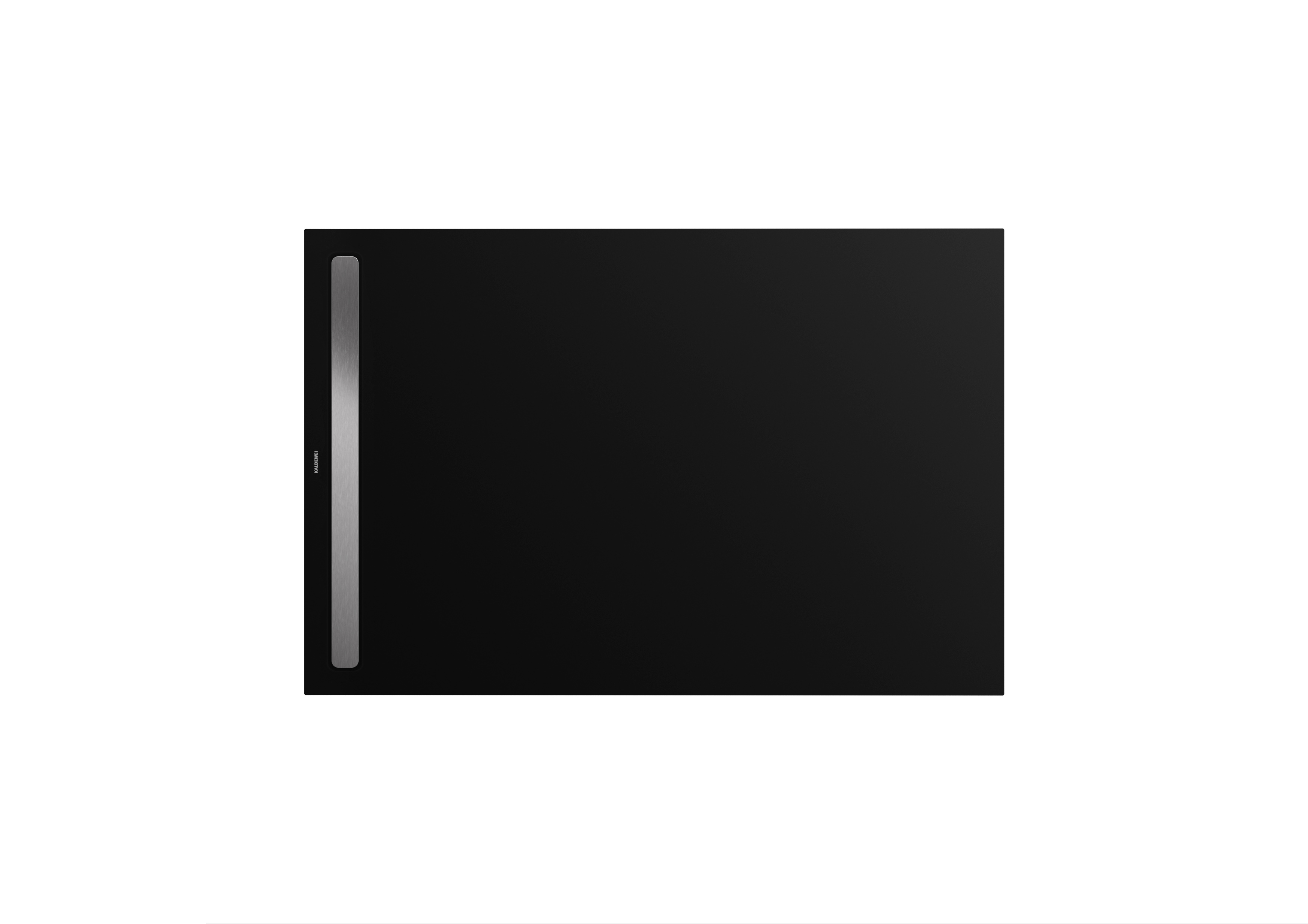 Kaldewei rechteck Duschwanne „Nexsys“ 80 × 100 cm in schwarz matt mit Secure Plus