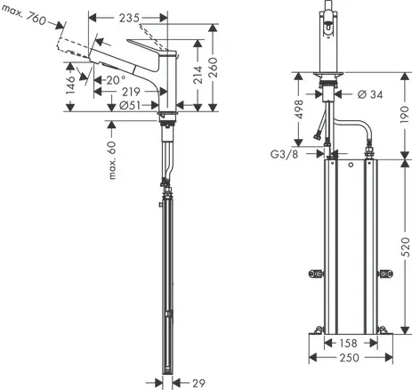 Hansgrohe Zesis M33 Einhebel-Küchenmischer 150, Metall Ausziehbrause, 2jet, sBox, Chrom Hansgrohe Zesis M33 Einhebel-Küchenmischer 150, Metall Ausziehbrause, 2jet, sBox, Chrom