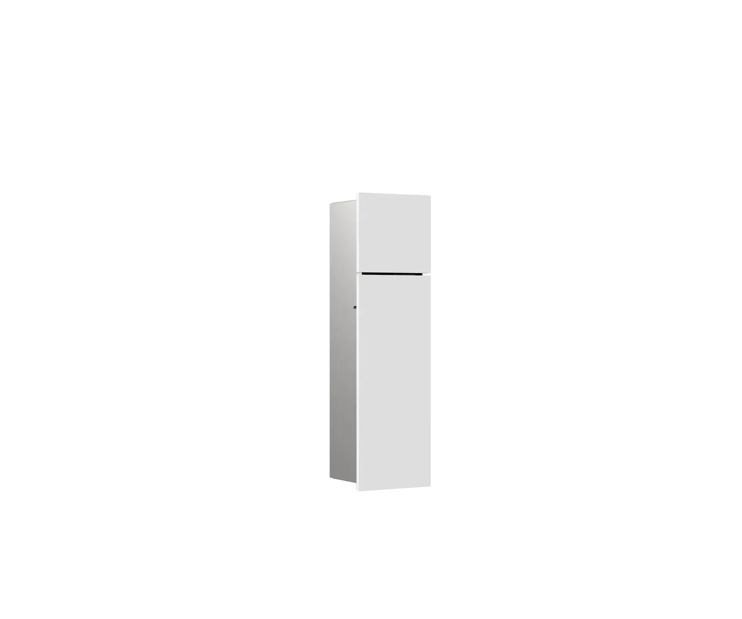 WC-Modul asis pure Türanschlag rechts, Unterputz, 600mm, alpinweiss matt