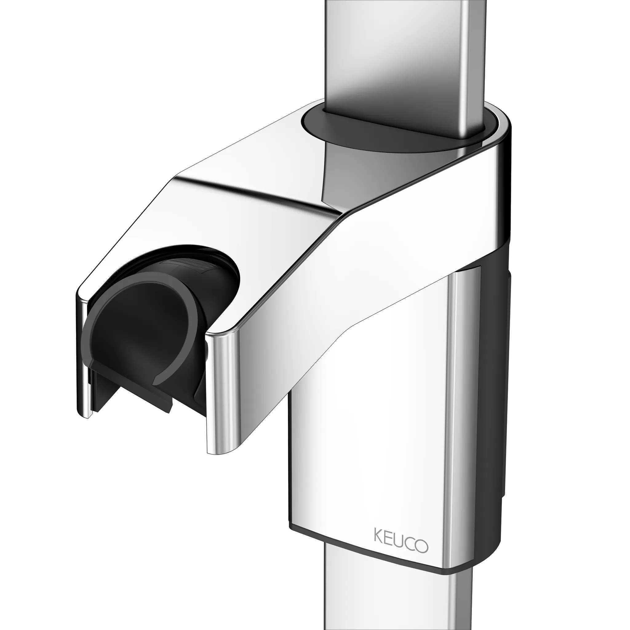 KEUCO AXESS Duschhandlauf mit Brausestange links 1140/1140/1300 mm silber-eloxiert