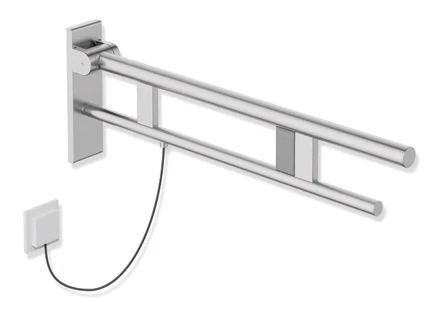 HEWI Stützklappgriff Duo System 900 Edelstahl matt geschliffen 750 mm HEWI Stützklappgriff Duo System 900 Edelstahl matt geschliffen 750 mm