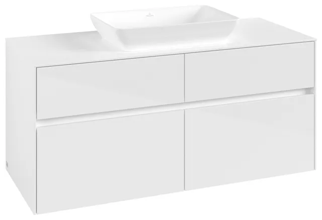 Villeroy & Boch Collaro Waschbeckenunterschrank C11200 Glossy White