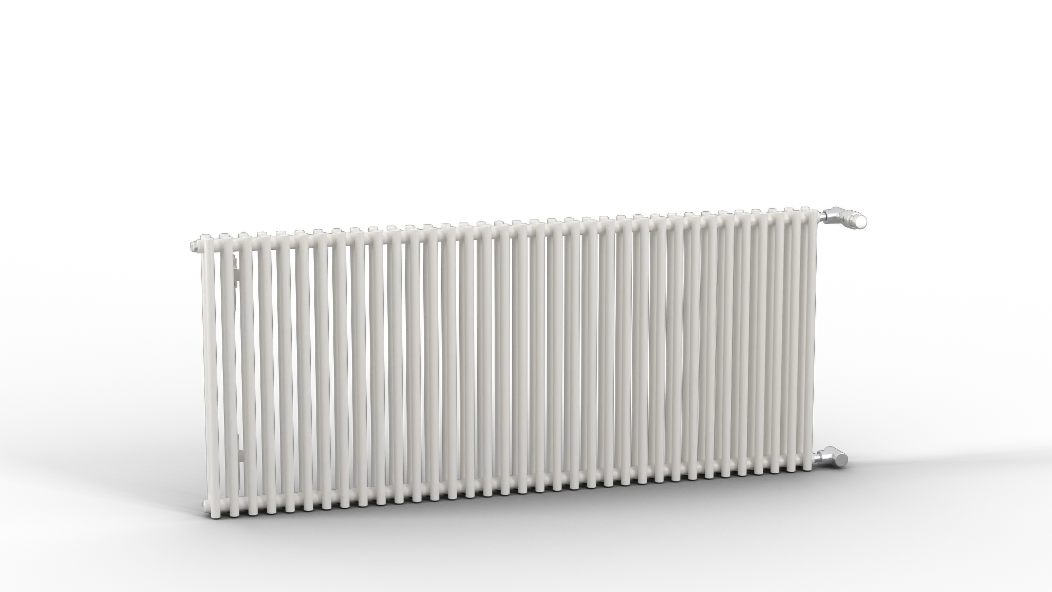 Kermi Design-Heizkörper „Pio®“ zweilagig 80,4 × 60 cm in Weiß (RAL 9016)