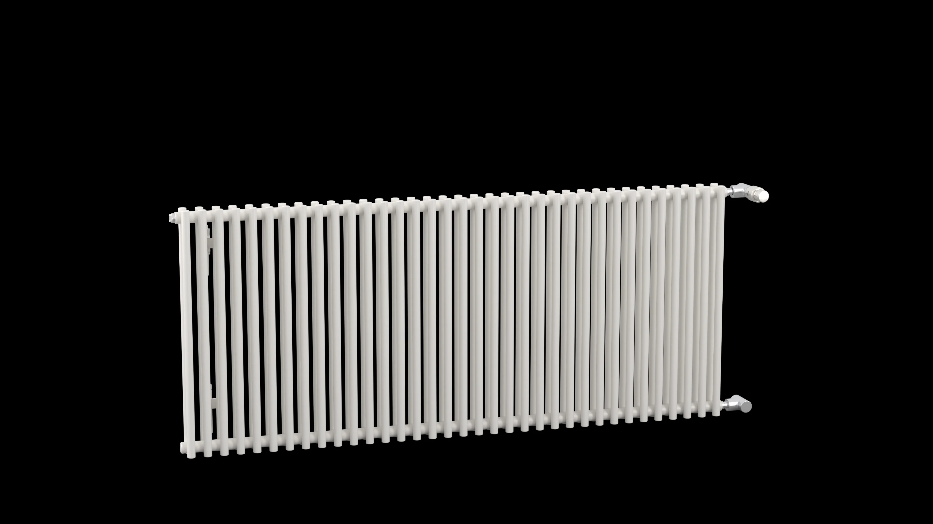 Kermi Design-Heizkörper „Pio®“ zweilagig 60,4 × 45 cm in Weiß (RAL 9016)