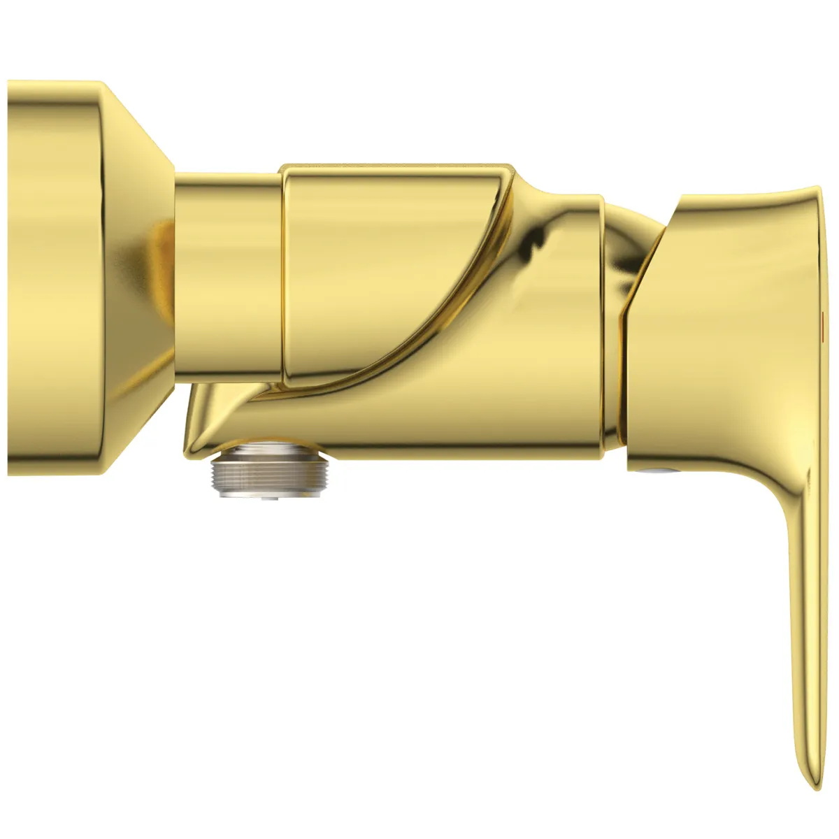 Brausearmatur Aufputz Connect Air, Ausladung 41mm, Brushed Gold Brausearmatur Aufputz Connect Air, Ausladung 41mm, Brushed Gold
