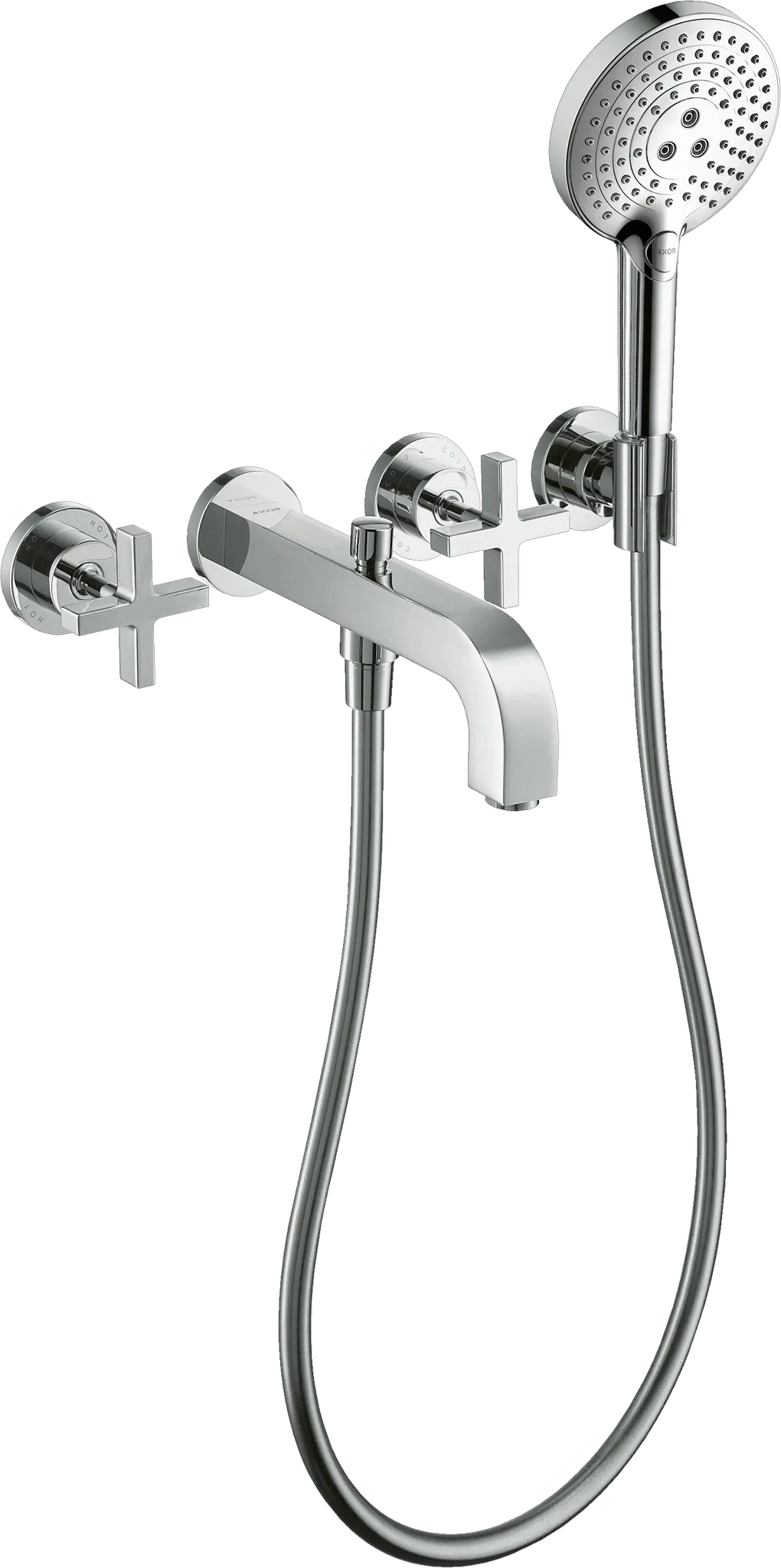 Hansgrohe AXOR Citterio 3-Loch Wannenarmatur Unterputz Chrom Hansgrohe AXOR Citterio 3-Loch Wannenarmatur Unterputz Chrom