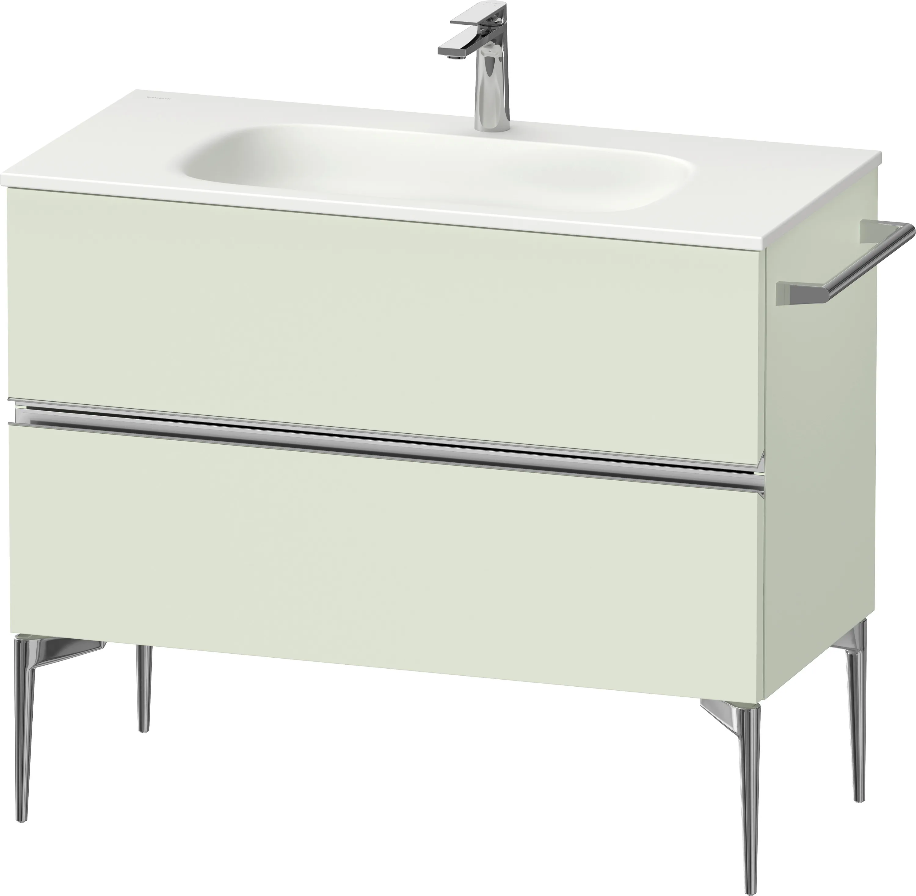 Duravit Waschtischunterschrank „Sivida“ 101 × 59,2 × 47,7 cm Blassgrün Matt Duravit Waschtischunterschrank „Sivida“ 101 × 59,2 × 47,7 cm Blassgrün Matt