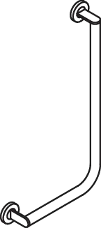 HEWI Haltegriff Ausführung links „System 900“ in Dunkelgrau tiefmatt HEWI Haltegriff Ausführung links „System 900“ in Dunkelgrau tiefmatt