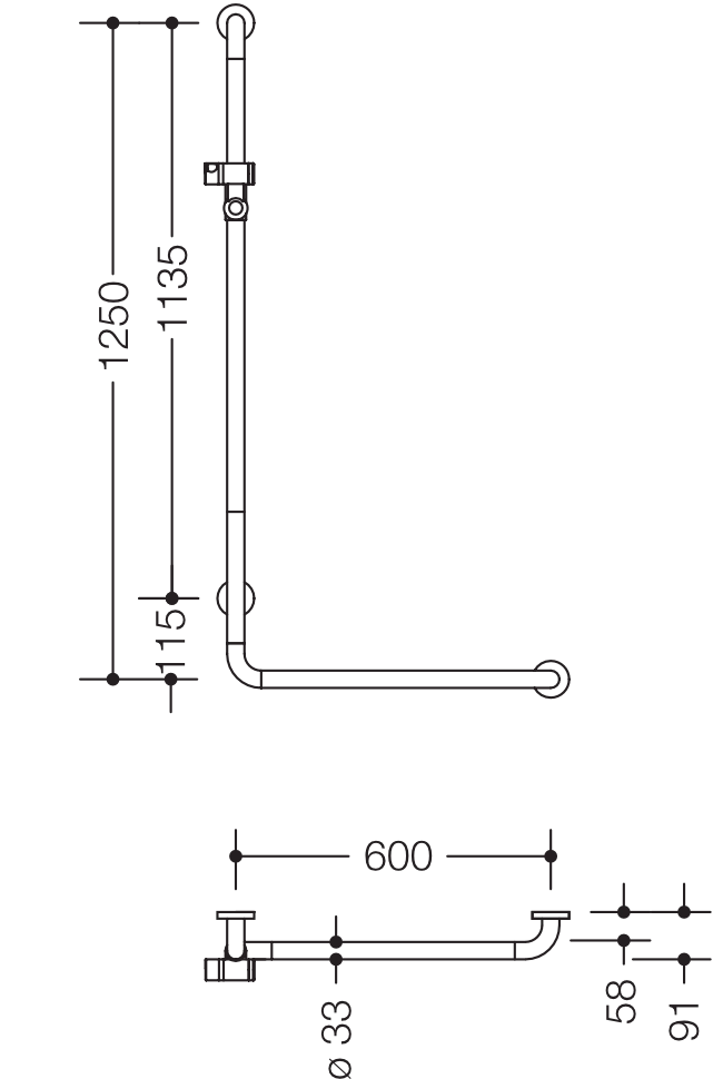 HEWI Haltegriff „Serie 801“