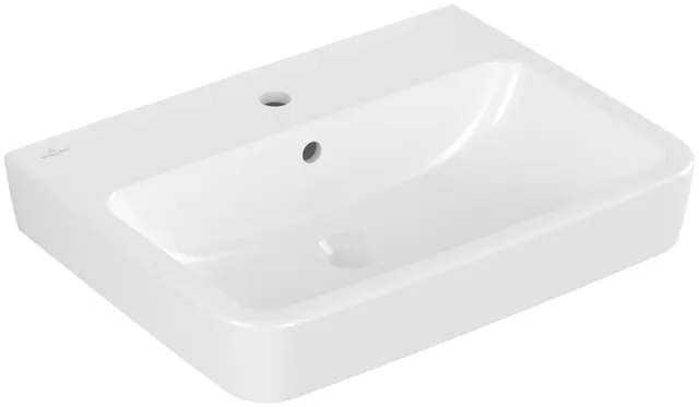 Villeroy & Boch Einbau-/Aufsatz Wandwaschtisch geschliffen „O.novo“ 600 × 460 × 175 mm, für Becken mittig, mit Hahnlochbohrung, Hahnlochposition mittig in Weiß Alpin Villeroy & Boch Einbau-/Aufsatz Wandwaschtisch geschliffen „O.novo“ 600 × 460 × 175 mm, für Becken mittig, mit Hahnlochbohrung, Hahnlochposition mittig in Weiß Alpin