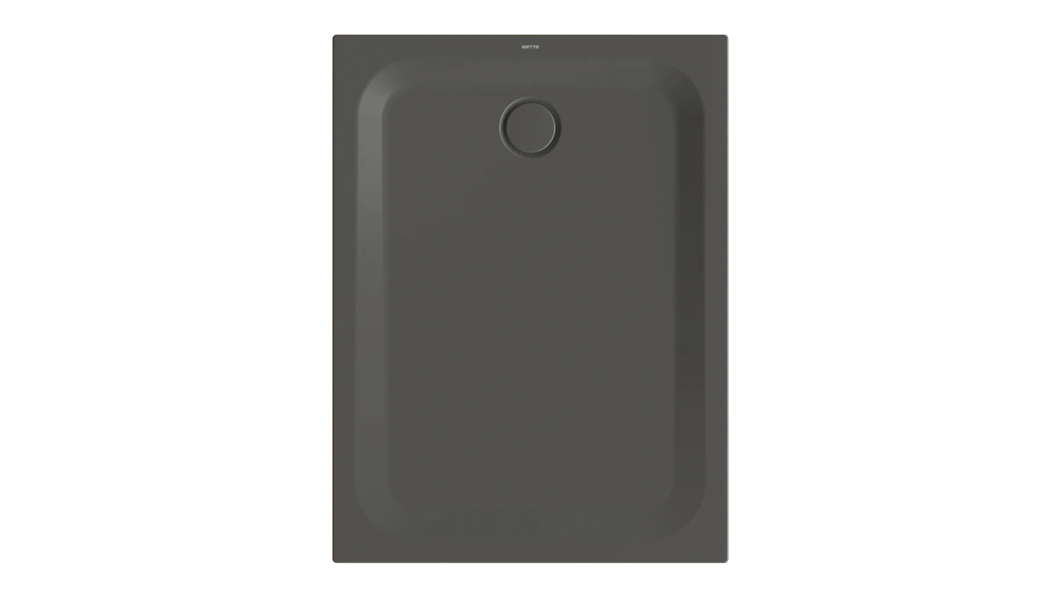 Bette rechteck Duschwanne „BetteUltra“ 1200 × 900 mm ohne Oberflächenbeschichtung, ohne Oberflächenveredelung, ohne Wannenträger, in Anthracite