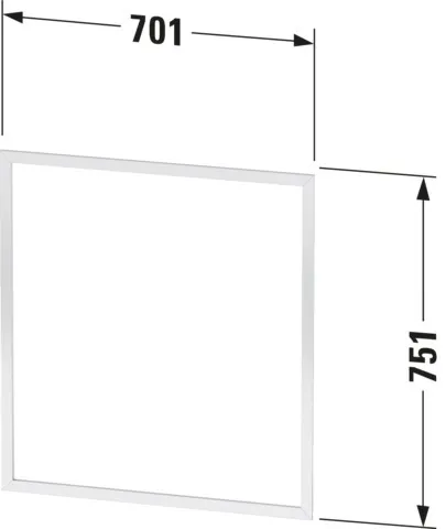 Duravit Einbaurahmen „L-Cube“