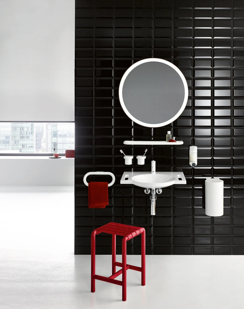 HEWI Hocker „Serie 801“ 34,5 × 33,6 cm