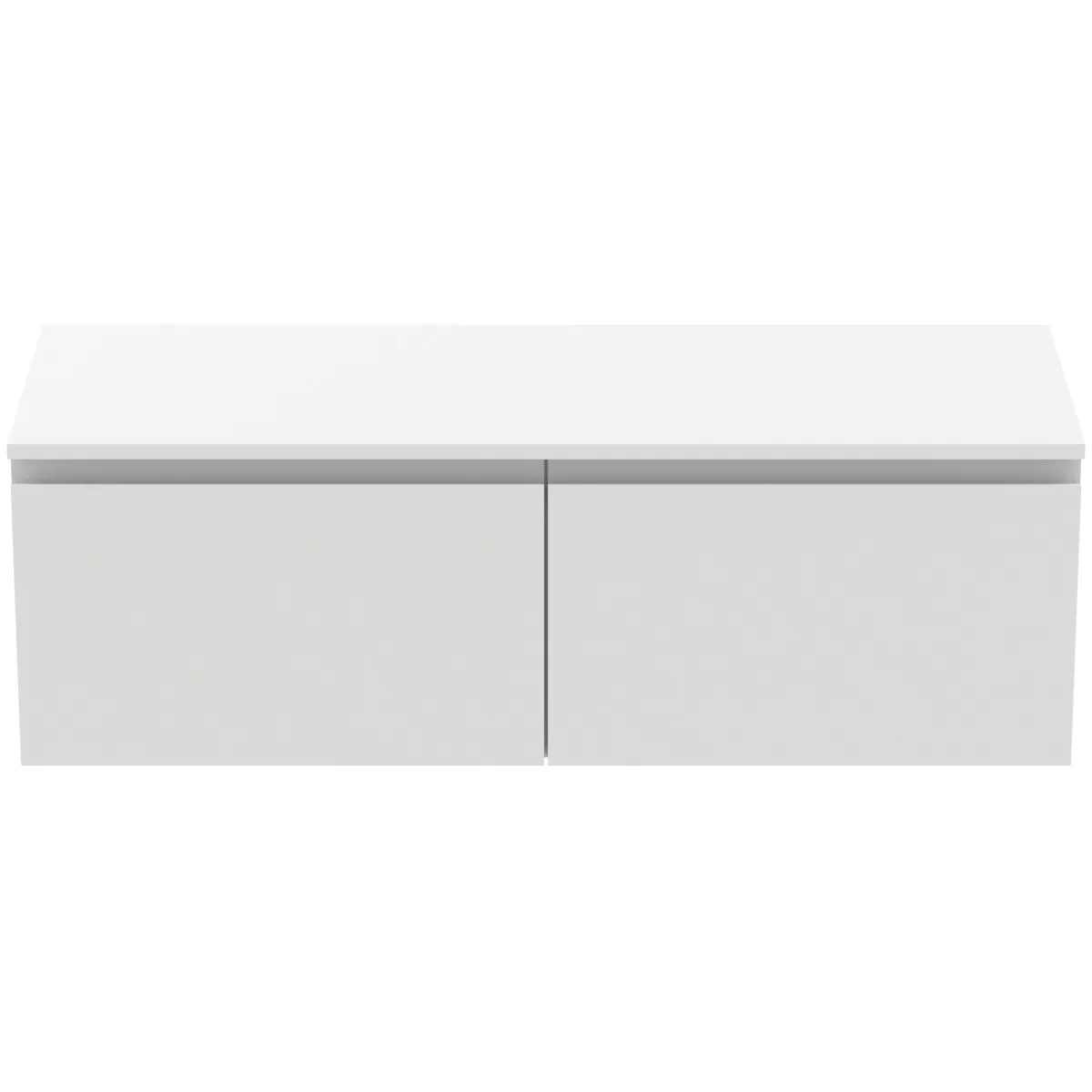 Ideal Standard Waschtischunterschrank Finesse 1202x440x388mm, 2 Auszüge, Weiß matt