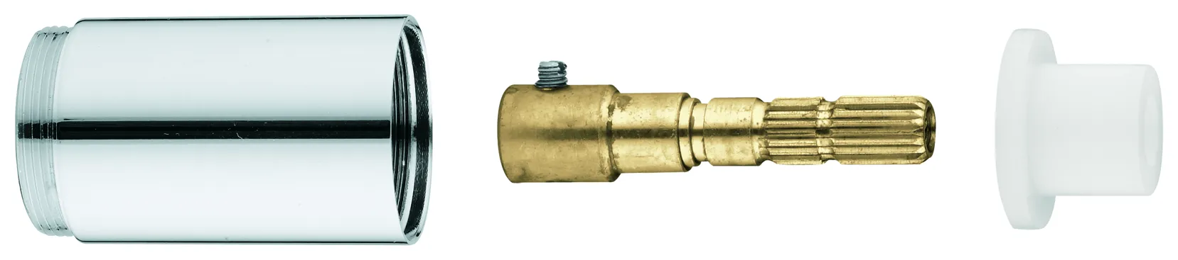 Verlängerung 45565, für Mengenregler, 37,5 mm, passend für, UP-Ventile 1/2', 3/4', 1' Verlängerung 45565, für Mengenregler, 37,5 mm, passend für, UP-Ventile 1/2', 3/4', 1'