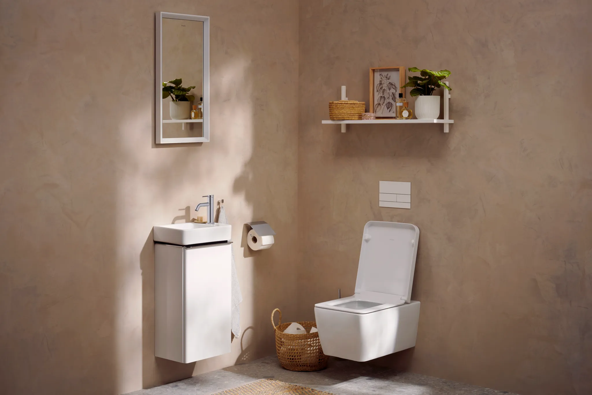 EluPura Q Wand WC Set 540 ohne Spülrand mit WC Sitz mit SoftClose and QuickRelease, SmartClean Weiß EluPura Q Wand WC Set 540 ohne Spülrand mit WC Sitz mit SoftClose and QuickRelease, SmartClean Weiß