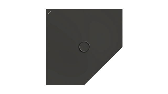 Bette fünfeck Duschwanne „BetteFloor Caro“ 90 × 90 cm in Anthracite