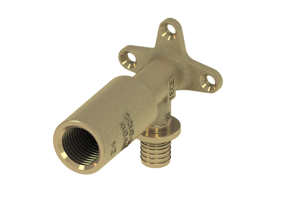 TECEflex Wandscheibe lang Dimension 16 × 1/2″, Siliziumbronze TECEflex Wandscheibe lang Dimension 16 × 1/2″, Siliziumbronze