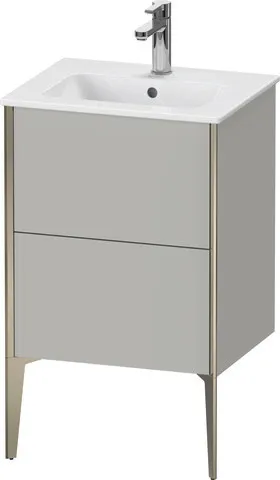 Duravit Waschtischunterschrank bodenstehend „XViu“ 51 × 59,4 × 42 cm in Betongrau Matt