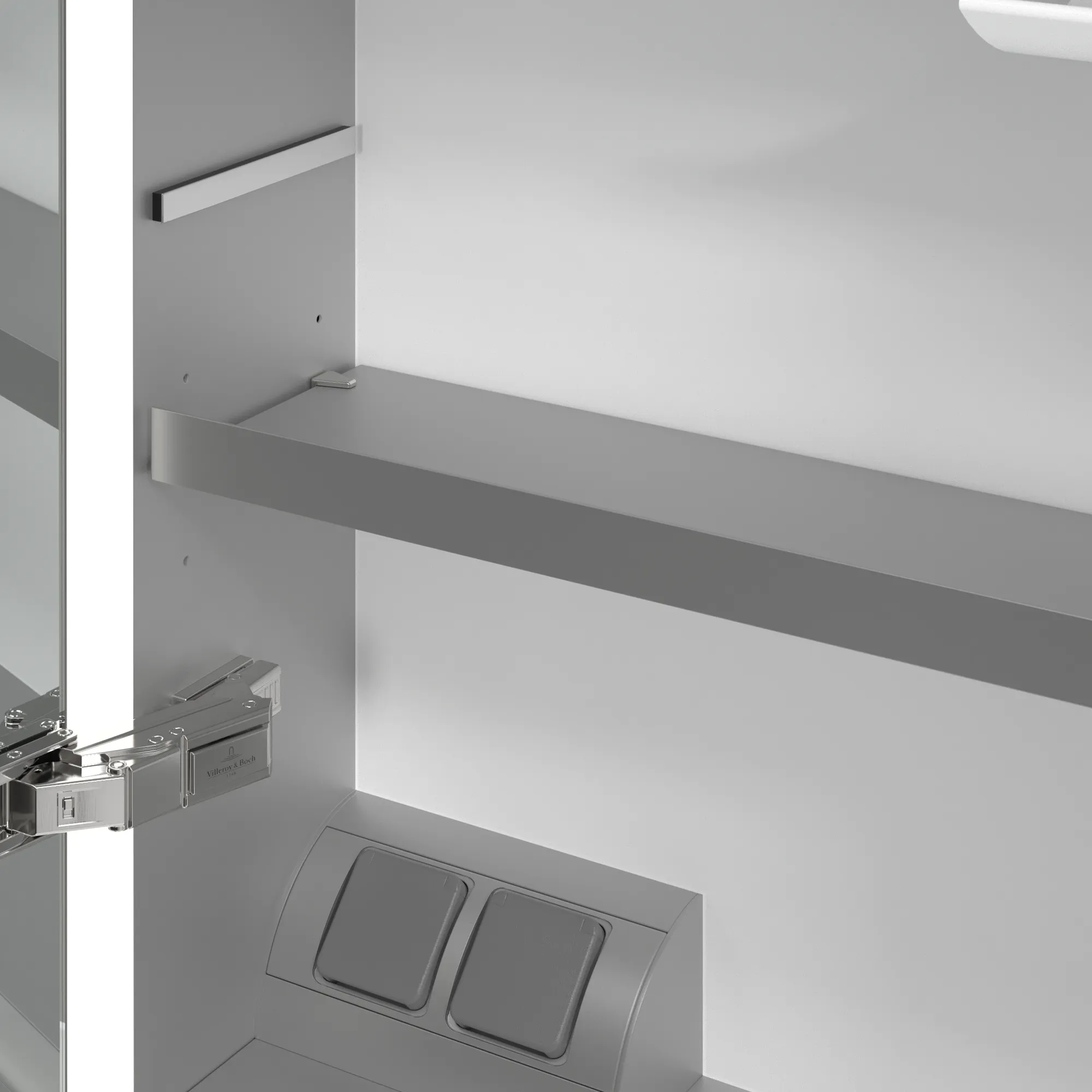 Villeroy & Boch Einbau-Spiegelschrank „My View Now“ 800 × 750 × 168 mm in White Matt Villeroy & Boch Einbau-Spiegelschrank „My View Now“ 800 × 750 × 168 mm in White Matt