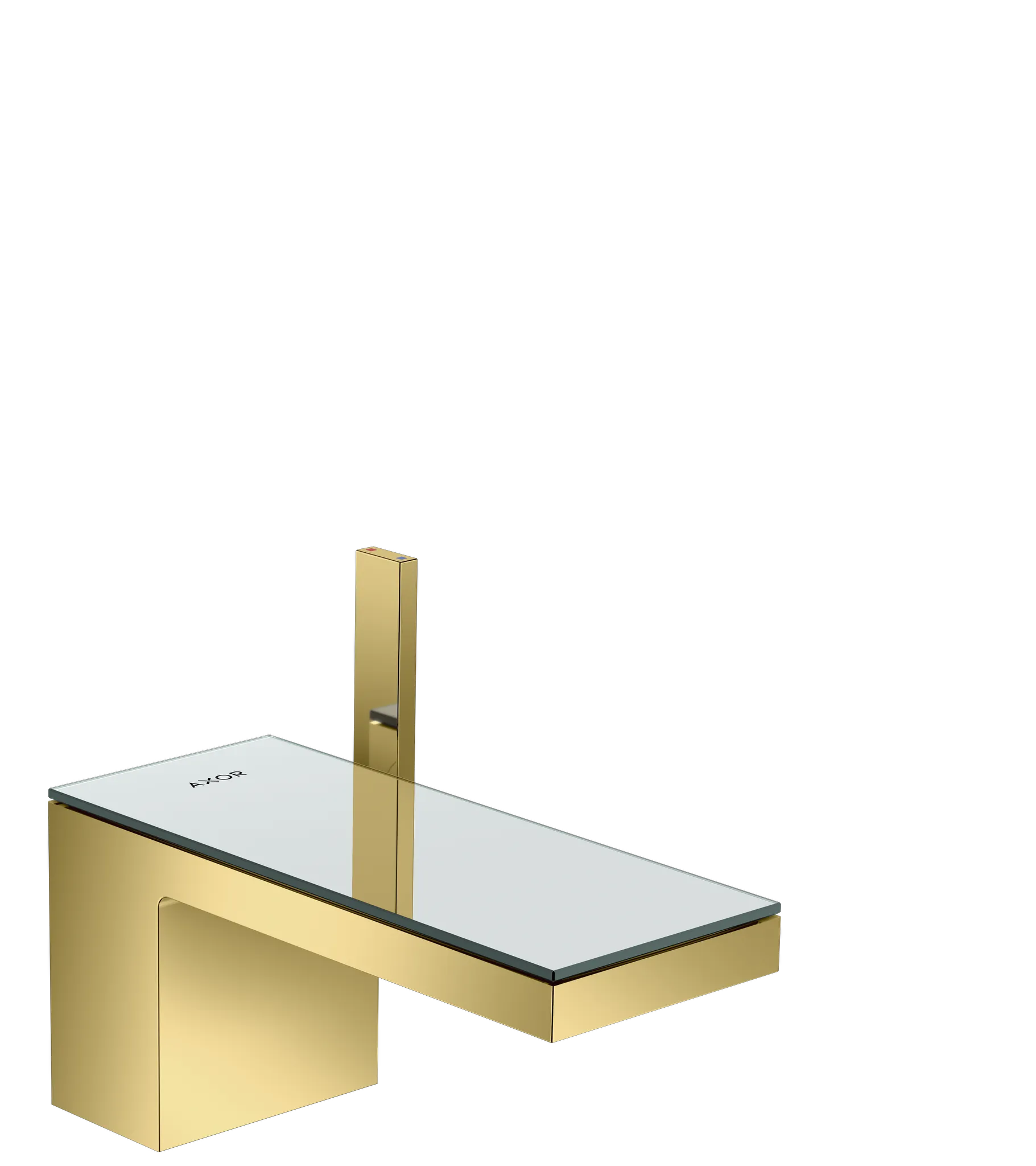 Hansgrohe AXOR MyEdition Mischer mit Platte 200 Glas, Spiegel Hansgrohe AXOR MyEdition Mischer mit Platte 200 Glas, Spiegel