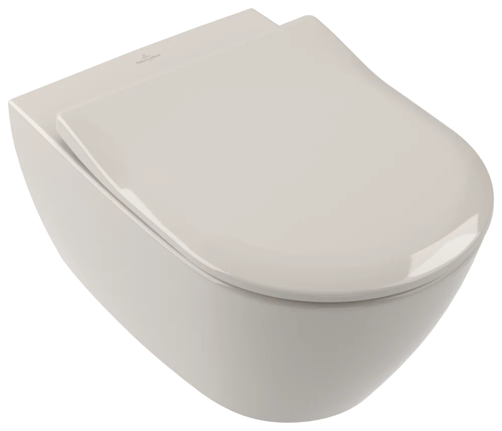 Villeroy & Boch Subway 2.0 WC-Sitz SlimSeat 9M78S1, Oval, 374x439x43mm, SoftClosing, QuickRelease