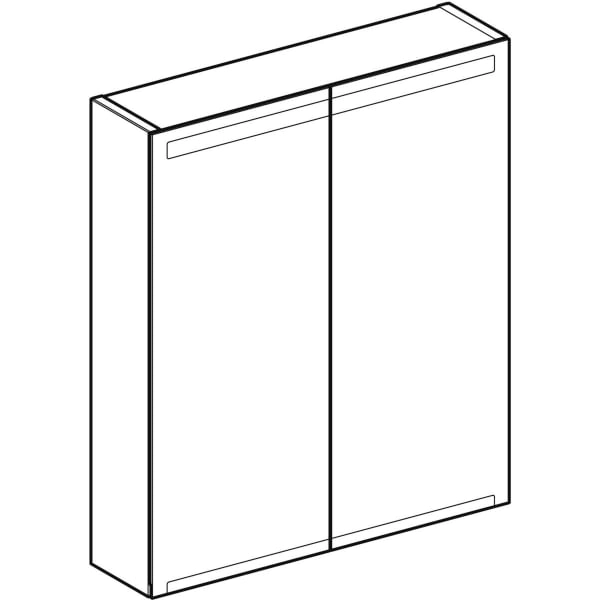 Geberit Spiegelschrank „Option“ 60 × 15 cm Geberit Spiegelschrank „Option“ 60 × 15 cm