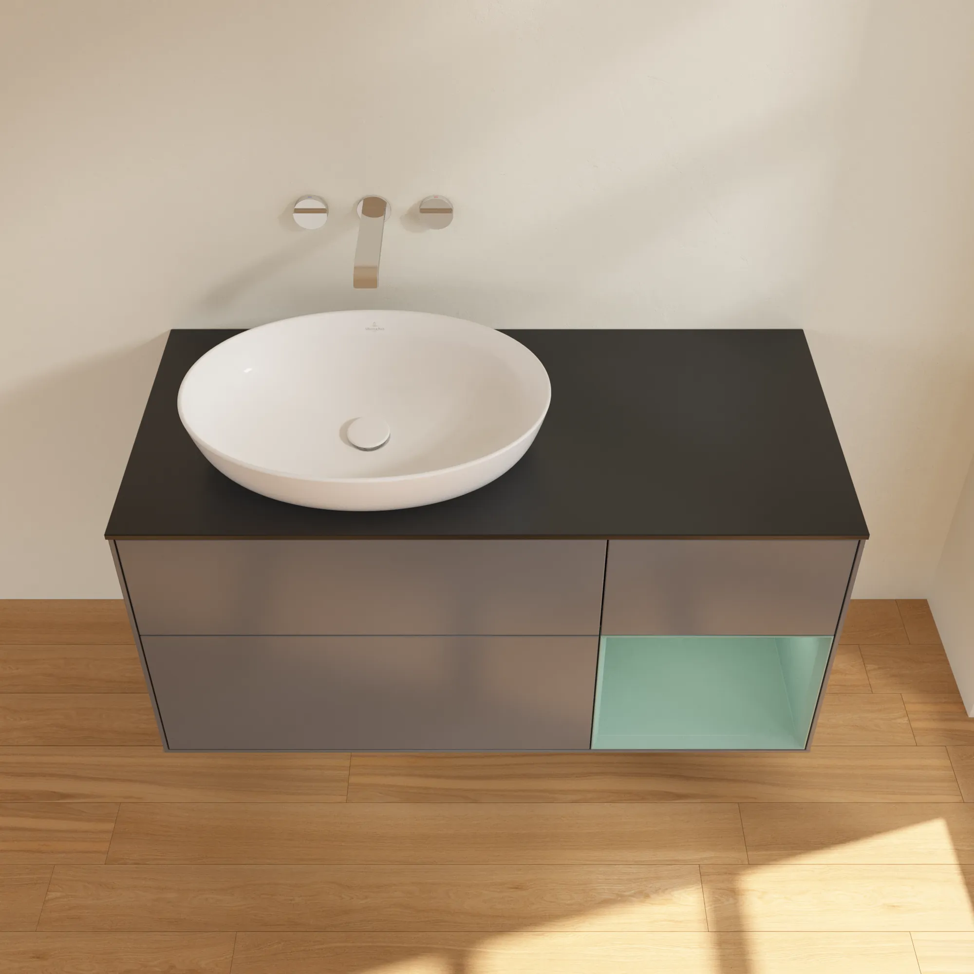 Villeroy & Boch Finion FA5 Waschbeckenunterschrank, anthrazit Villeroy & Boch Finion FA5 Waschbeckenunterschrank, anthrazit