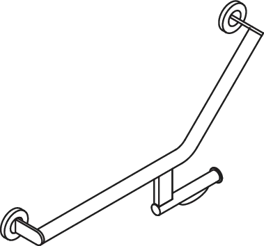 HEWI Haltegriff Ausführung links „System 900“ in Dunkelgrau tiefmatt HEWI Haltegriff Ausführung links „System 900“ in Dunkelgrau tiefmatt