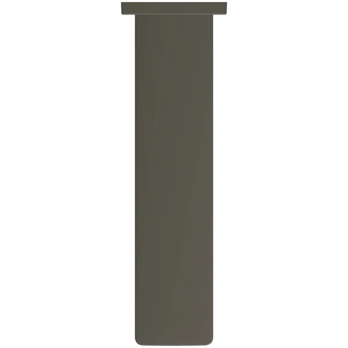 Wandauslauf Conca, Ausladung 180mm, mit eckiger Rosette, Brushed Gold Wandauslauf Conca, Ausladung 180mm, mit eckiger Rosette, Brushed Gold