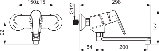 HansaPOLO Einhebelmischer Küchenarmatur HansaPOLO 5162 Ausladung 200 mm DN15 Chrom HansaPOLO Einhebelmischer Küchenarmatur HansaPOLO 5162 Ausladung 200 mm DN15 Chrom